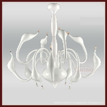 White Swan Chandelier for Decoration